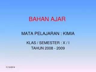 bahan ajar