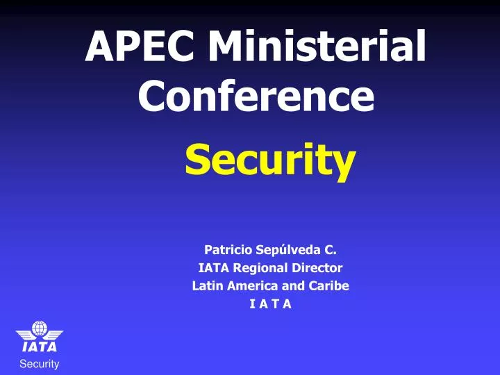 apec ministerial conference