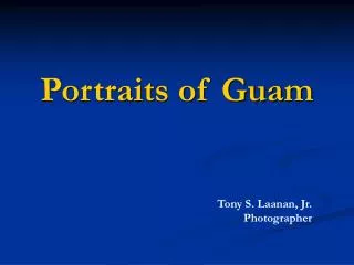 Portraits of Guam