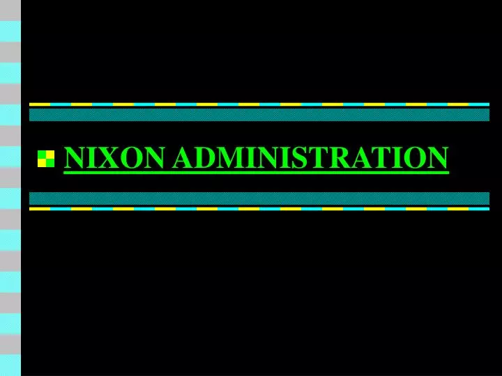 nixon administration