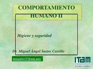 comportamiento humano ii
