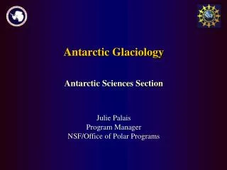 Antarctic Glaciology