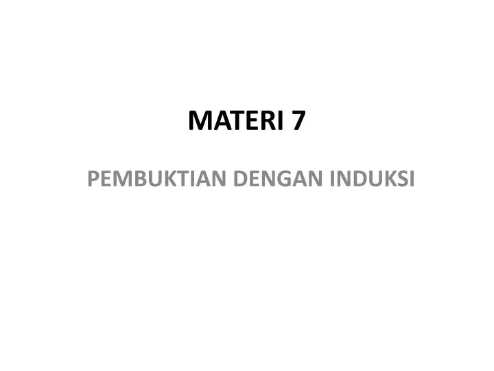 materi 7