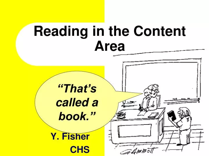 reading in the content area