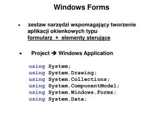 windows forms