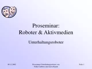 proseminar roboter aktivmedien