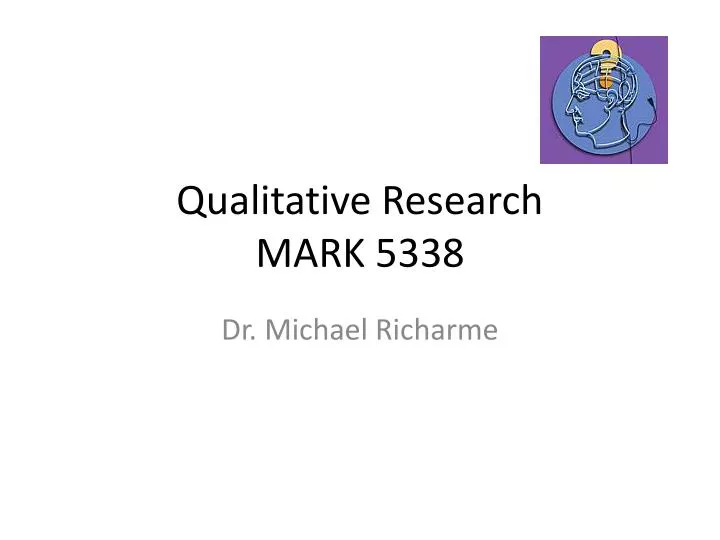 qualitative research mark 5338