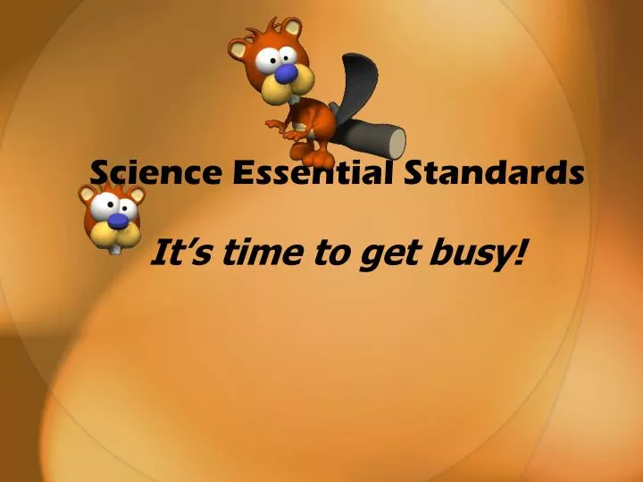 science essential standards