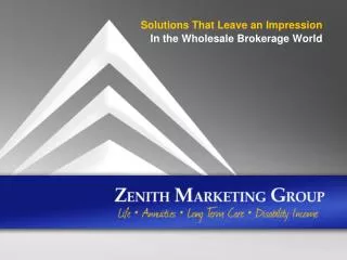 Solutions That Leave an Impression In the Wholesale Brokerage World