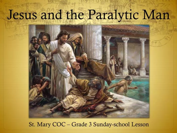 jesus and the paralytic man
