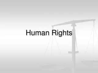 Human Rights