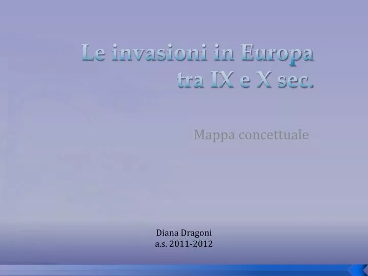 le invasioni in europa tra ix e x sec