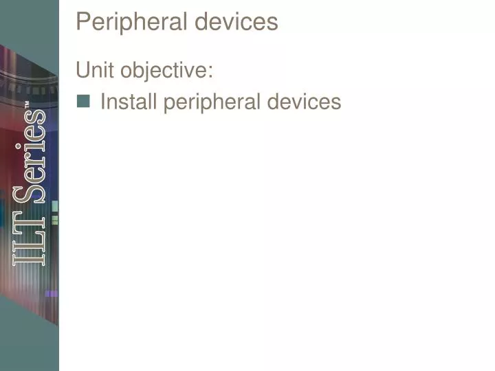 peripheral devices