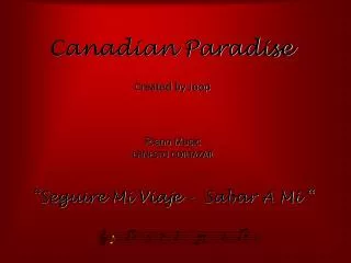canadian paradise