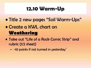 12.10 Warm-Up