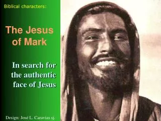 The Jesus of Mark