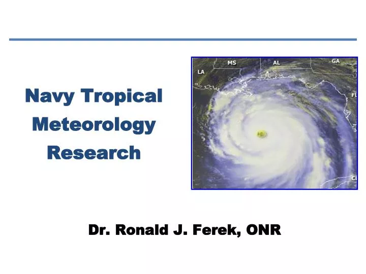 navy tropical meteorology research