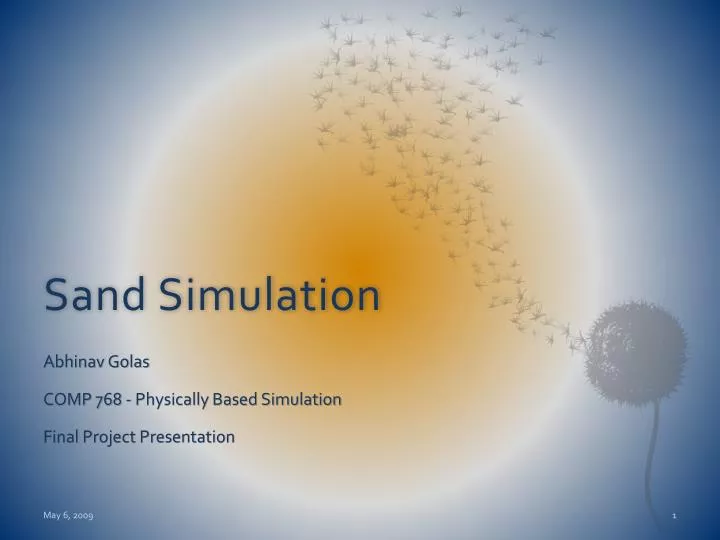 sand simulation