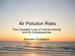 Air Pollution Risks