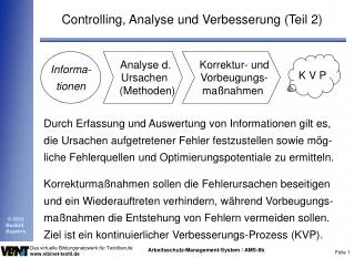 controlling analyse und verbesserung teil 2