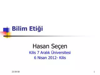 bilim eti i