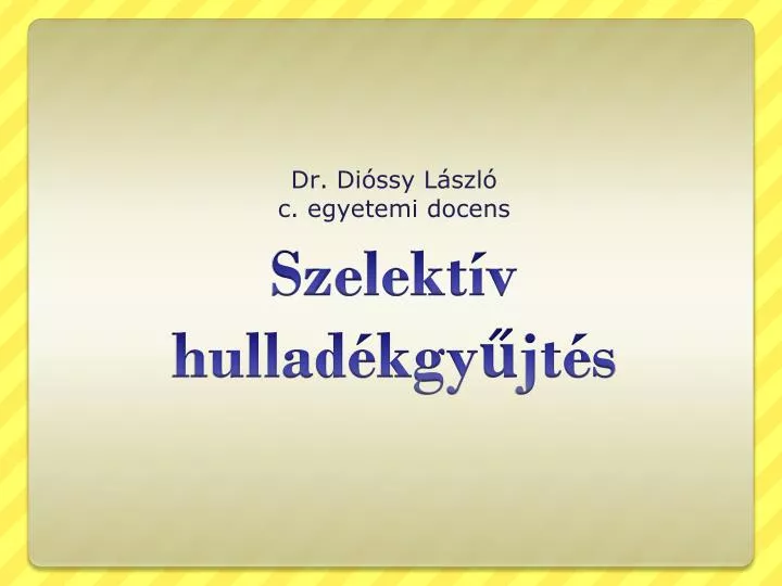 dr di ssy l szl c egyetemi docens