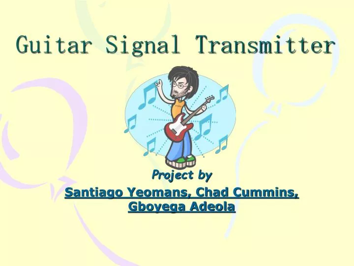guitar signal transmitter