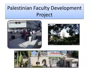 Palestinian Faculty Development Project