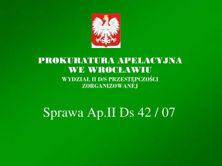 sprawa ap ii ds 42 07