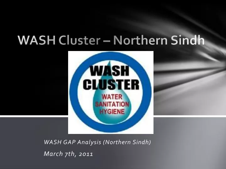 wash cluster northern sindh