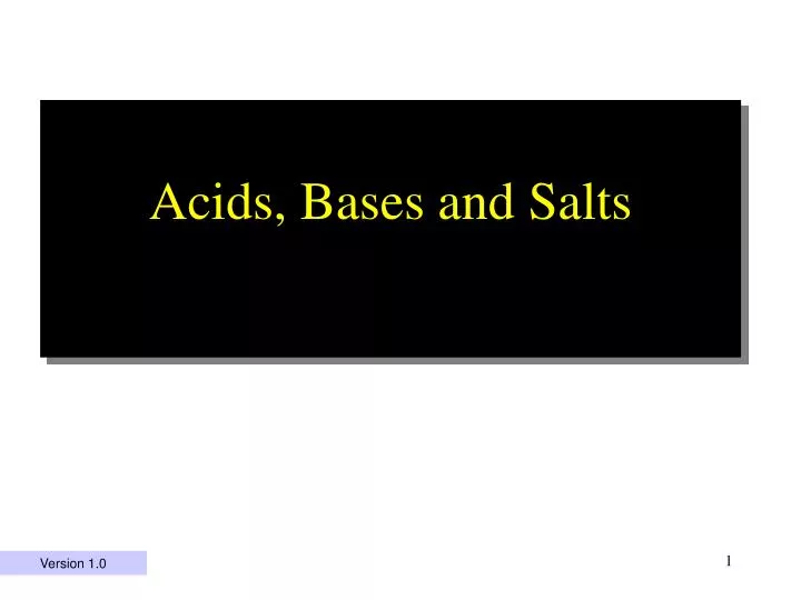 acids bases and salts