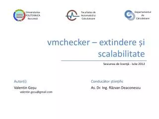 vmchecker extindere i scalabilitate