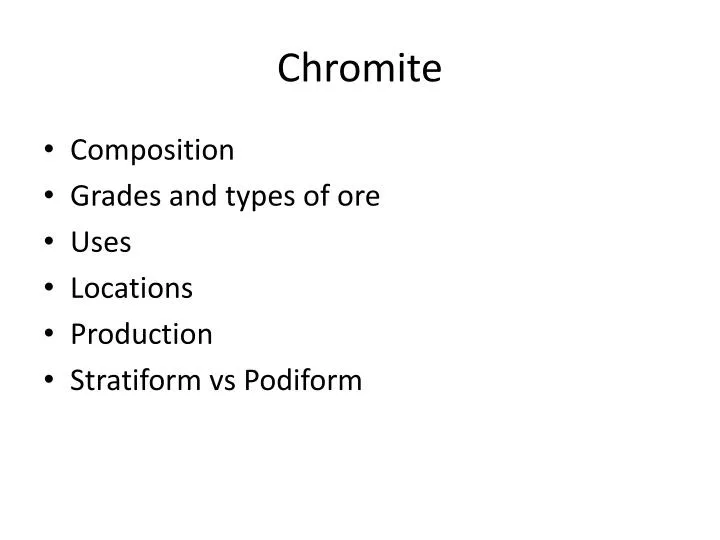 chromite