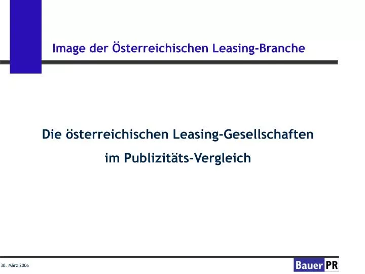 image der sterreichischen leasing branche