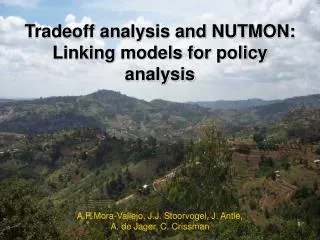 Tradeoff analysis and NUTMON: Linking models for policy analysis