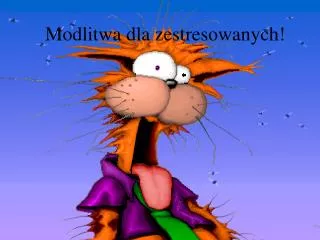 modlitwa dla zestresowanych