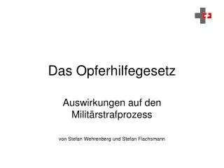 das opferhilfegesetz