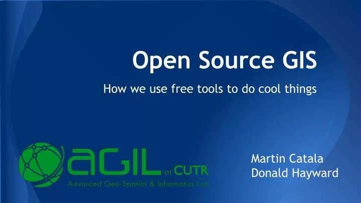 open source gis
