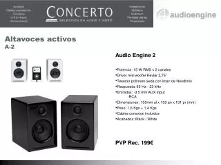 Altavoces activos A-2