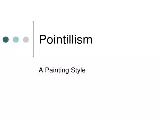 Pointillism