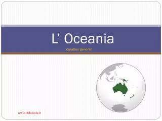 l oceania c aratteri generali