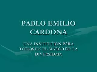 pablo emilio cardona