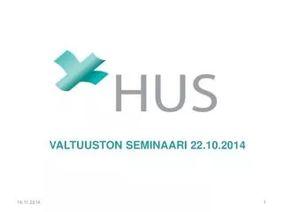 valtuuston seminaari 22 10 2014