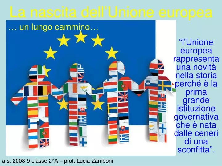 la nascita dell unione europea