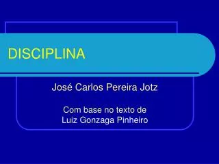 disciplina