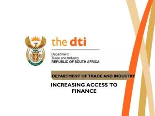 DEPARTMENT OF TRADE AND INDUSTRY