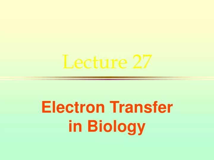 lecture 27