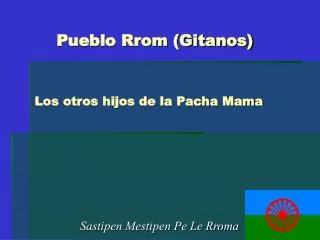 pueblo rrom gitanos