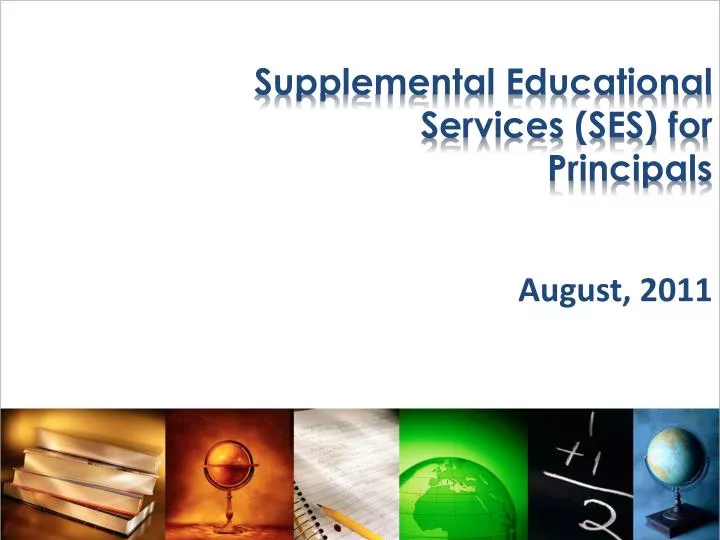 supplemental educational services ses for principals