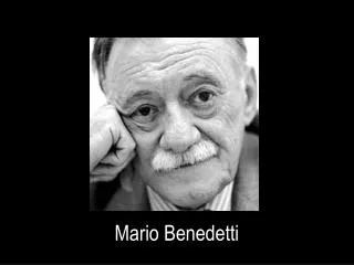 mario benedetti